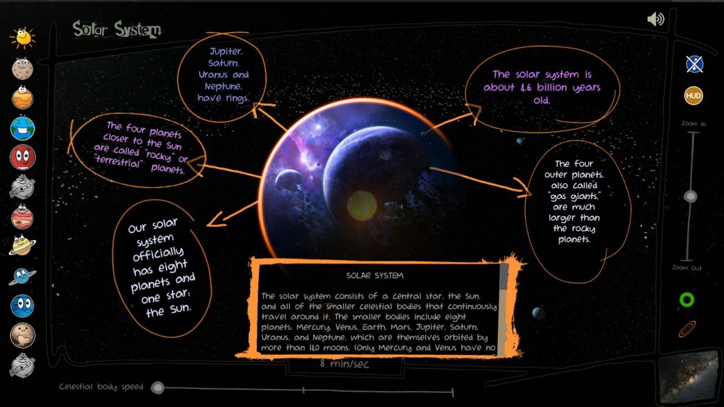 Interactive Solar System Unity3d Arindam Dhar